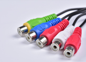 3.5+2.5立體頭轉(zhuǎn)5RCA-母頭-音頻線